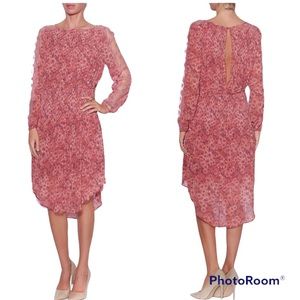 Free People Flowered Cottage Core Dress Small